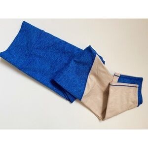 We Over Me • Blue Pink Sunrise Capri Mid Rise Leggings - Size Small